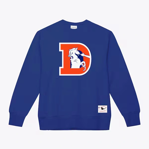 Denver Broncos Royal Team Basic Pullover Sweatshirt