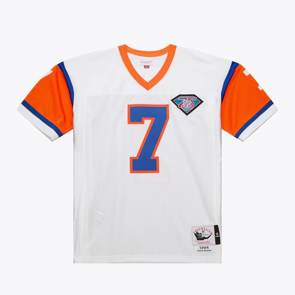John Elway Denver Broncos 1994 White Authentic Jersey