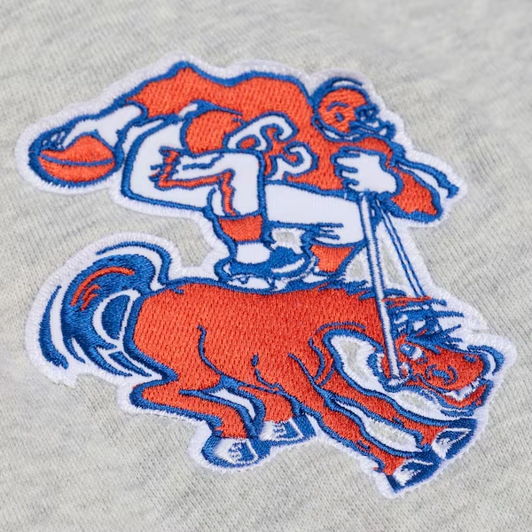 Denver Broncos Heather Gray Team Celebration Fleece Sweatshirt 5 Denver Broncos Heather Gray Team Celebration Fleece Sweatshirt