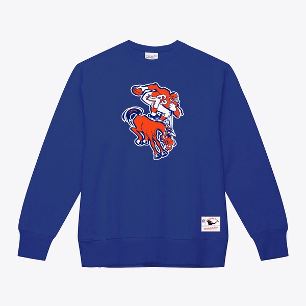 Denver Broncos Royal Team Basic Pullover Sweatshirt