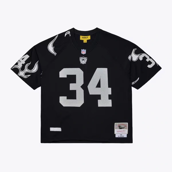 Bo Jackson Los Angeles Raiders M&N x Golf Wang 1988 Black Legacy Fashion Jersey