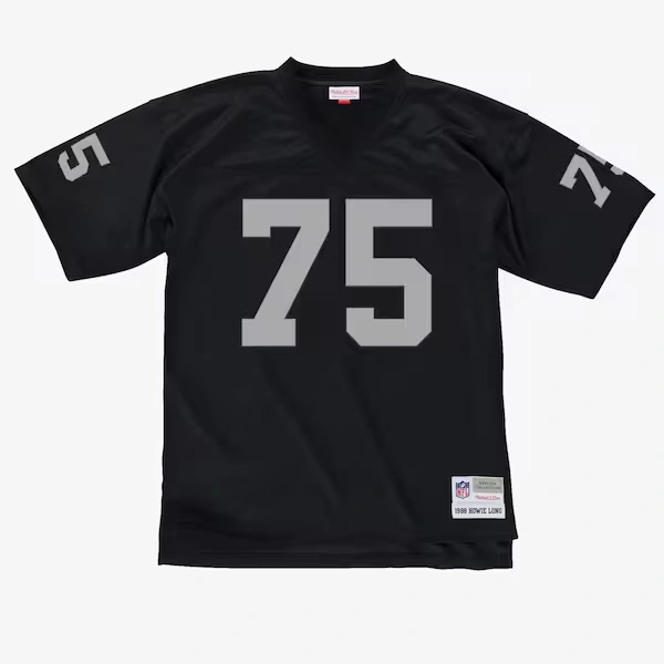 Howie Long Los Angeles Raiders 1988 Black Legacy Player Jersey