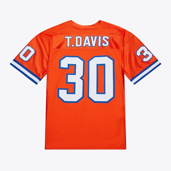 Terrell Davis Denver Broncos 1995 Orange Authentic Jersey 3 Terrell Davis Denver Broncos 1995 Orange Authentic Jersey