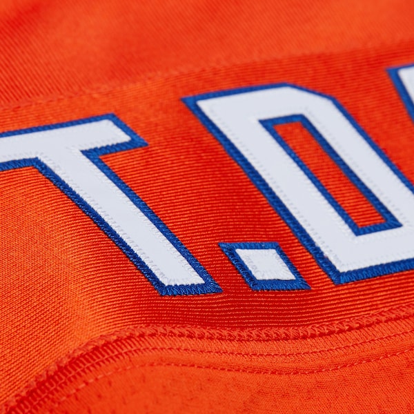 Terrell Davis Denver Broncos 1995 Orange Authentic Jersey 7 Terrell Davis Denver Broncos 1995 Orange Authentic Jersey