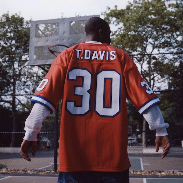 Terrell Davis Denver Broncos 1995 Orange Authentic Jersey 9 Terrell Davis Denver Broncos 1995 Orange Authentic Jersey