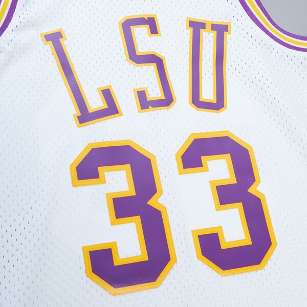 Shaquille O'Neal LSU Tigers 1990-91 White Swingman Jersey