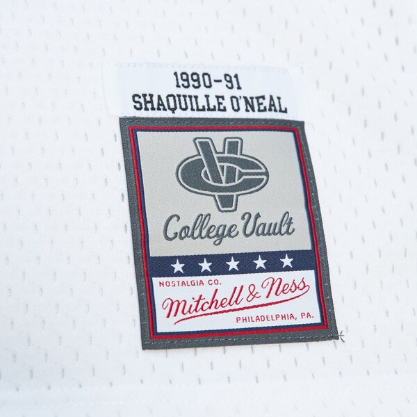 Shaquille O'Neal LSU Tigers 1990-91 White Swingman Jersey