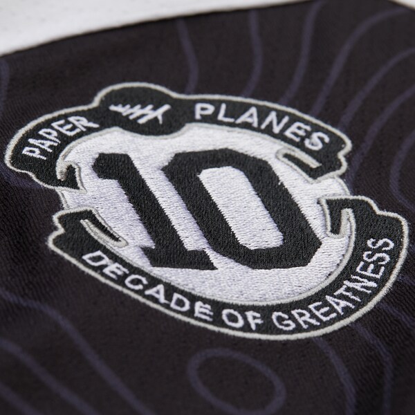 M&N x Paper Planes Black Year 10 Hockey Jersey 4 M&N x Paper Planes Black Year 10 Hockey Jersey