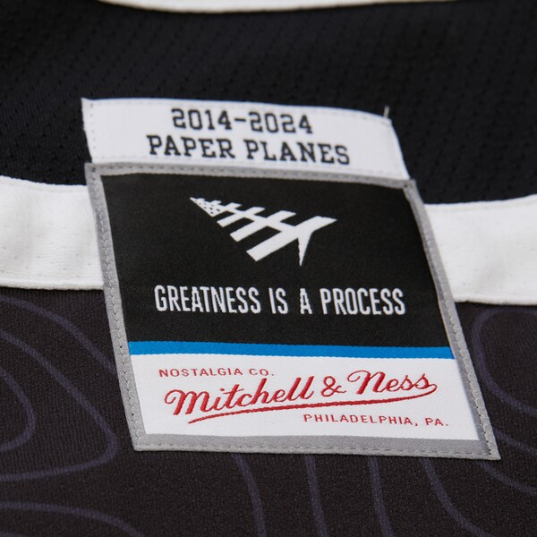 M&N x Paper Planes Black Year 10 Hockey Jersey 8 M&N x Paper Planes Black Year 10 Hockey Jersey