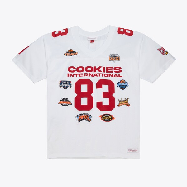 M&N x Cookies White Football Jersey
