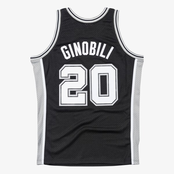 Manu Ginobili San Antonio Spurs 2002-03 Black Swingman Player Jersey