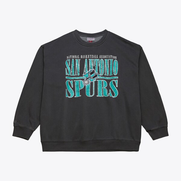 San Antonio Spurs Charcoal Downtown Fleece Sweatshirt