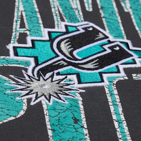 San Antonio Spurs Charcoal Downtown Fleece Sweatshirt