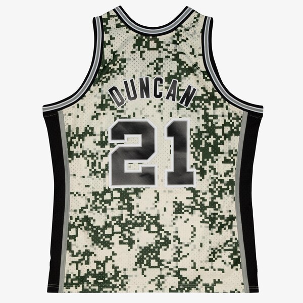 Tim Duncan San Antonio Spurs 2013-14 Camo Swingman Player Jersey