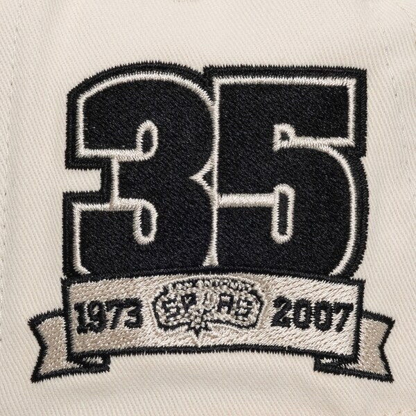 San Antonio Spurs Cream Hardwood Classics Fall Corduroy Pro Crown Snapback Hat