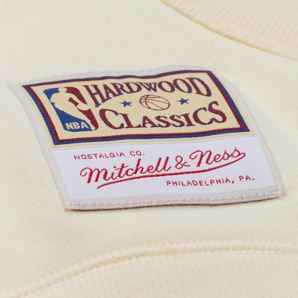 San Antonio Spurs Cream Walk-Off Fleece Hoodie 5 San Antonio Spurs Cream Walk-Off Fleece Hoodie