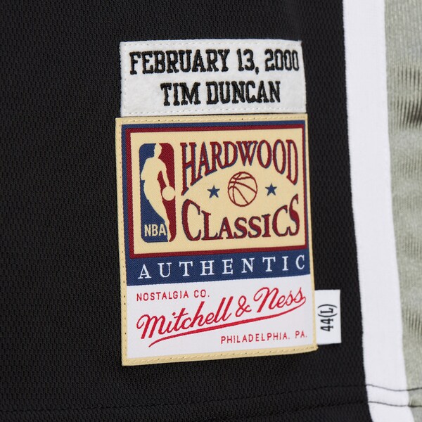 Tim Duncan San Antonio Spurs Black 2000 NBA All-Star Authentic Jersey