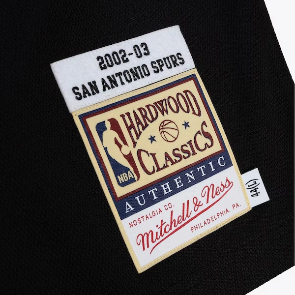 San Antonio Spurs 2002-03 Black Authentic Sleeveless Shooting Shirt