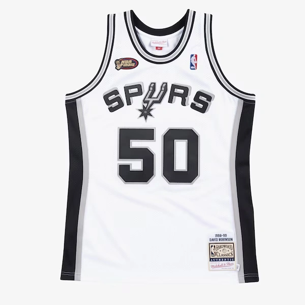 David Robinson San Antonio Spurs 1998-99 White Authentic Jersey