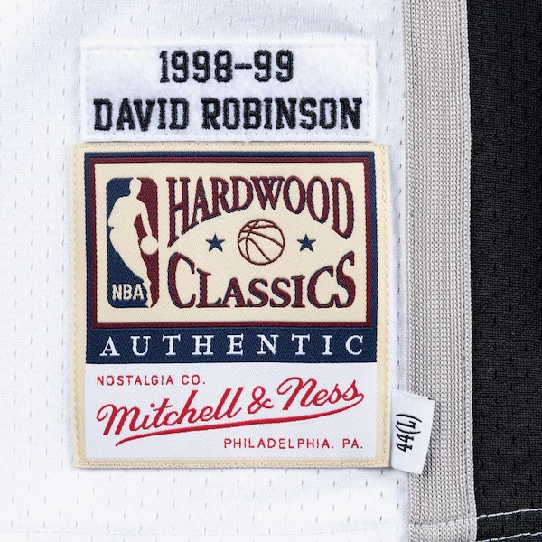 David Robinson San Antonio Spurs 1998-99 White Authentic Jersey