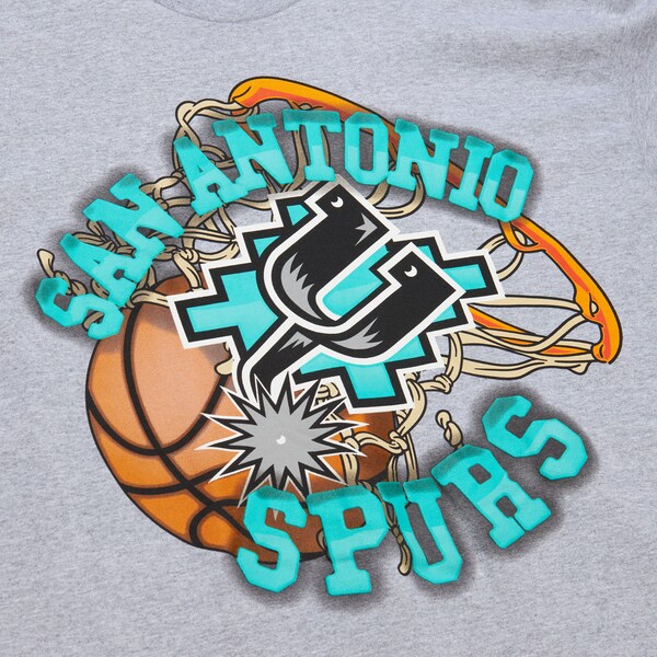 San Antonio Spurs Gray Logo T-Shirt