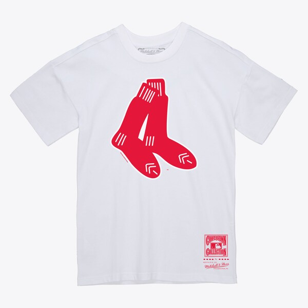 Boston Red Sox White Cooperstown Logo T-Shirt