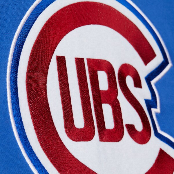Chicago Cubs Royal Cooperstown Team Origins Fleece Pullover Hoodie