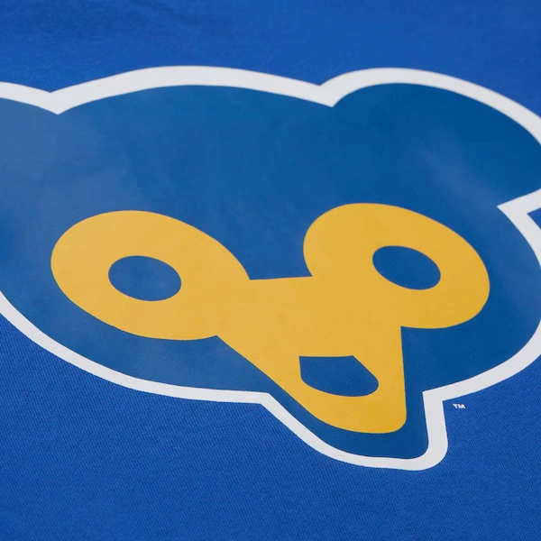 Chicago Cubs Royal Cooperstown Team Origins Fleece Pullover Hoodie