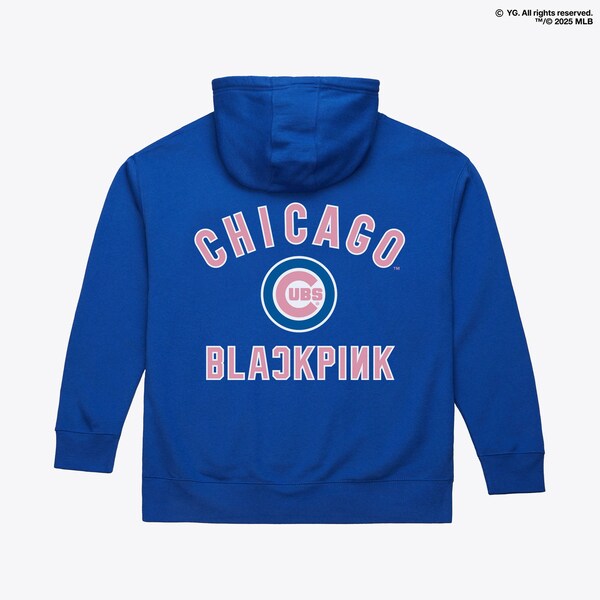 Chicago Cubs Royal BLACKPINK x MLB Pullover Hoodie