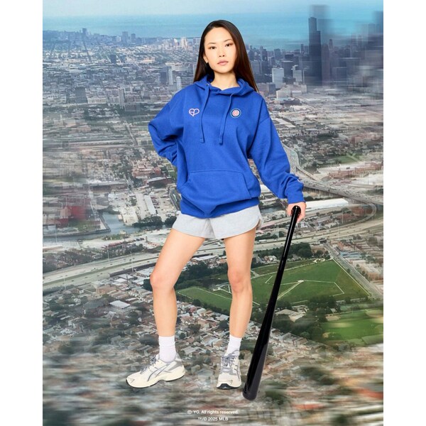 Chicago Cubs Royal BLACKPINK x MLB Pullover Hoodie