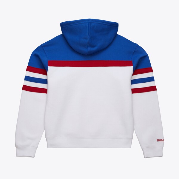 Women's Chicago Cubs White Head Coach Pullover Hoodie