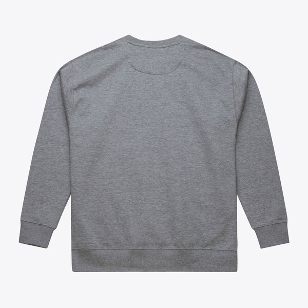 Chicago Cubs Gray Overspray Pullover Sweatshirt