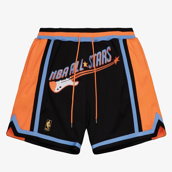 1997 NBA All-Star Game M&N x Just Don Black Ninety Six Shorts