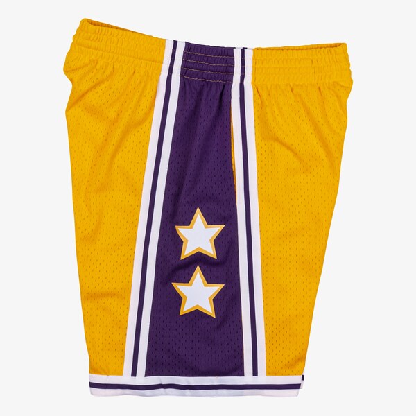 1972 NBA All-Star Game Gold Western Conference Replica Swingman Shorts 5 1972 NBA All-Star Game Gold Western Conference Replica Swingman Shorts