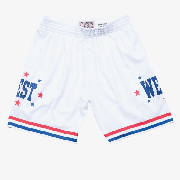 1984 NBA All-Star Game White Western Conference Swingman Shorts