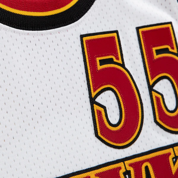 Dikembe Mutombo Atlanta Hawks 1996-97 White Authentic Player Jersey 5 Dikembe Mutombo Atlanta Hawks 1996-97 White Authentic Player Jersey