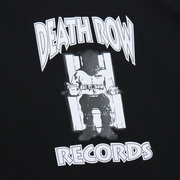 M&N x AOHH Black 50th Anniversary of Hip-Hop Death Row Hockey Jersey