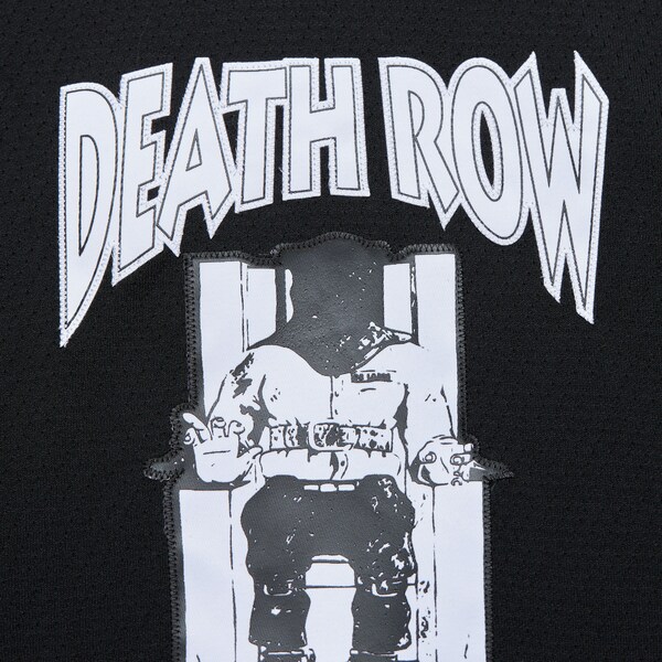 M&N x AOHH Black 50th Anniversary of Hip-Hop Death Row Hockey Jersey