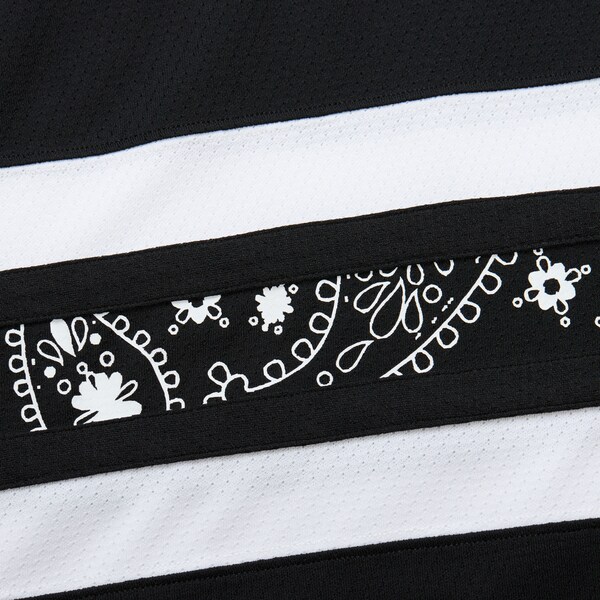 M&N x AOHH Black 50th Anniversary of Hip-Hop Death Row Hockey Jersey