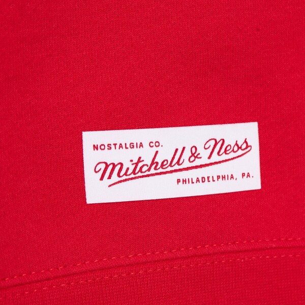 M&N x Sherwood Hockey Red Center Field Fleece Pullover Sweatshirt 6 M&N x Sherwood Hockey Red Center Field Fleece Pullover Sweatshirt