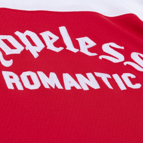M&N x Emotionally Unavailable Red Hockey Jersey