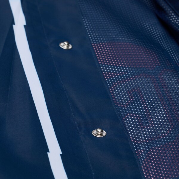 Houston Rockets 1995-96 Navy Authentic Full-Snap Warm-Up Shirt