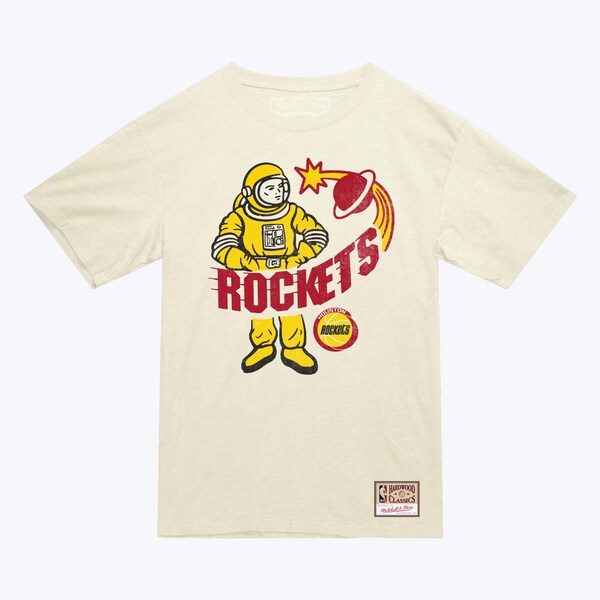Houston Rockets Cream Astronaut T-Shirt