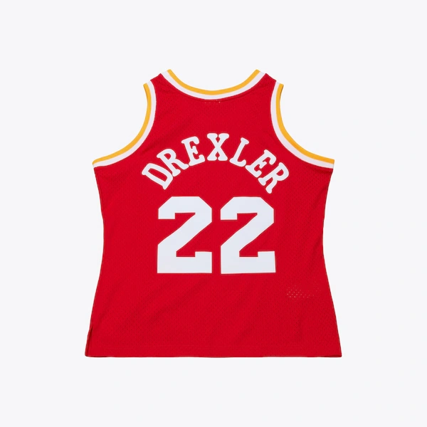 Clyde Drexler Houston Rockets 1994-95 Red Swingman Jersey