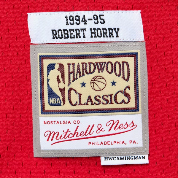 Robert Horry Houston Rockets 1994-95 Red Swingman Jersey
