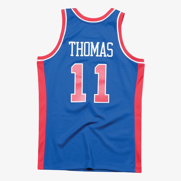 Isiah Thomas Detroit Pistons 1988-89 Blue Swingman Player Jersey