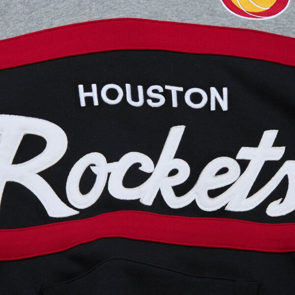 Houston Rockets Black Head Coach Pullover Hoodie