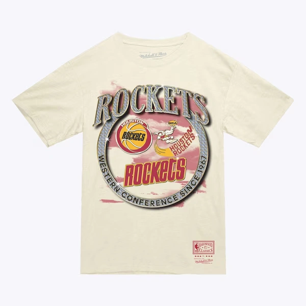 Houston Rockets Cream Crown Jewels T-Shirt