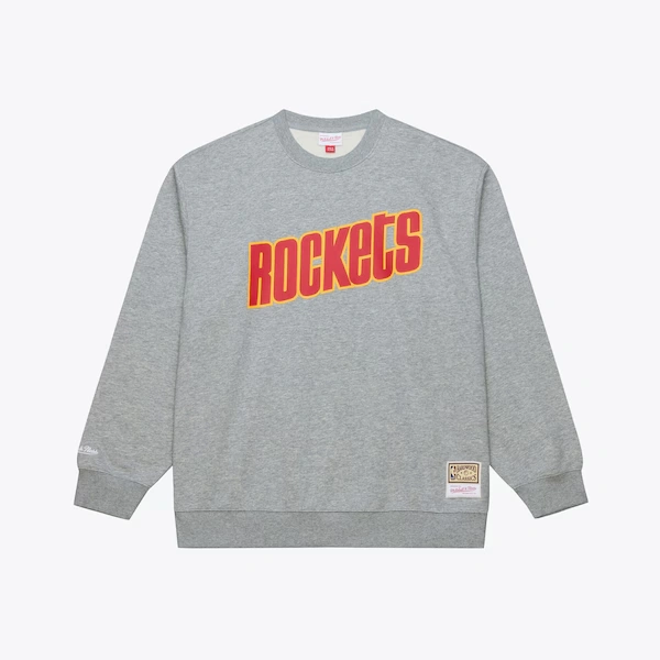 Houston Rockets Heather Gray  Walk-Off Fleece Sweatshirt