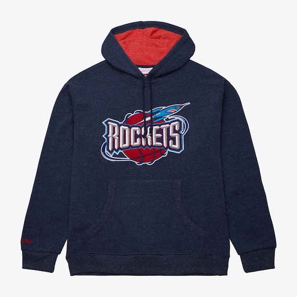 Houston Rockets Navy Snow Washed Fleece Pullover Hoodie